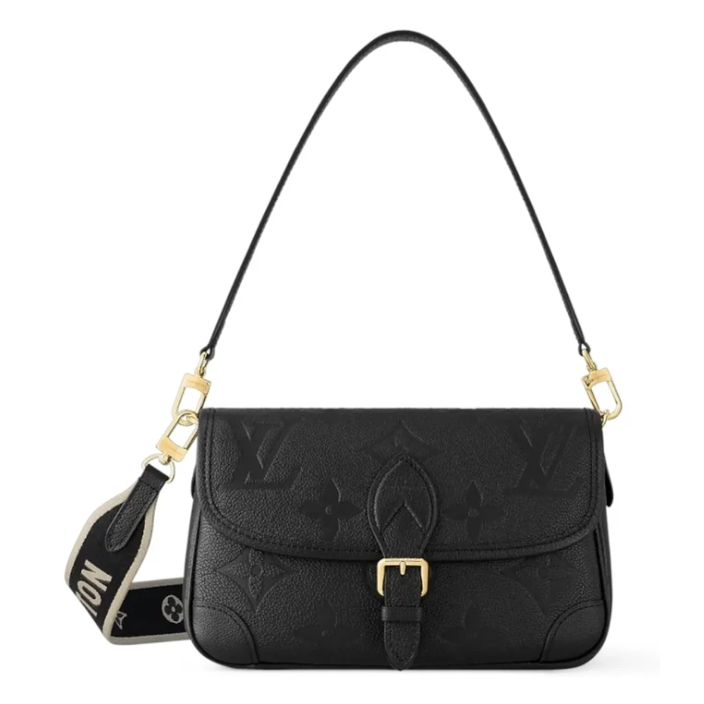 Louis Vuitton Black Empreinte Leather Diane NM Bag